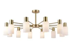74535/12 ANTIQUE BRASS (1) Люстра (RL)