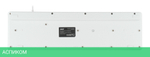 Клавиатура Acer OKW123 белый (ZL.KBDEE.00D)