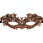 Маска кружево»Магия Востока», бронзовый