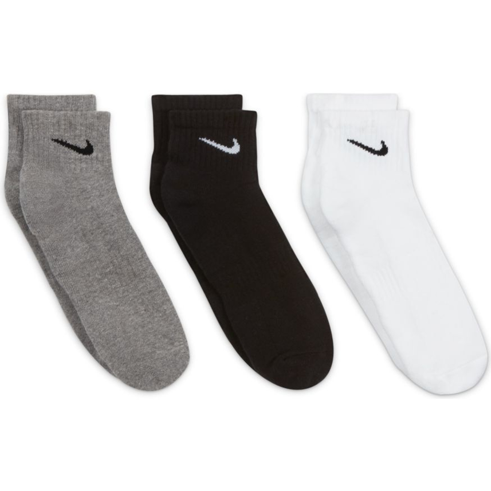 Теннисные носки Nike Everyday Cotton Cushioned Ankle 3P - разноцветный