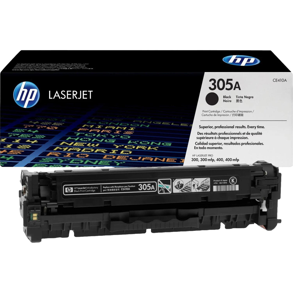 Картридж лазерный HP 305A CE410A чер. для CLJ M351/M451/M375