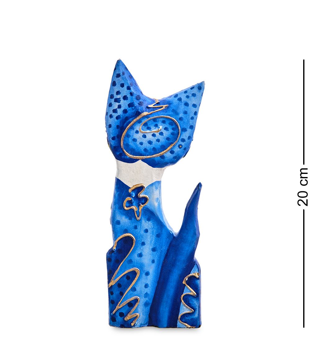 99-052 Фигурка «Кошка» н-р из двух 25, 20 см (албезия, о.Бали)