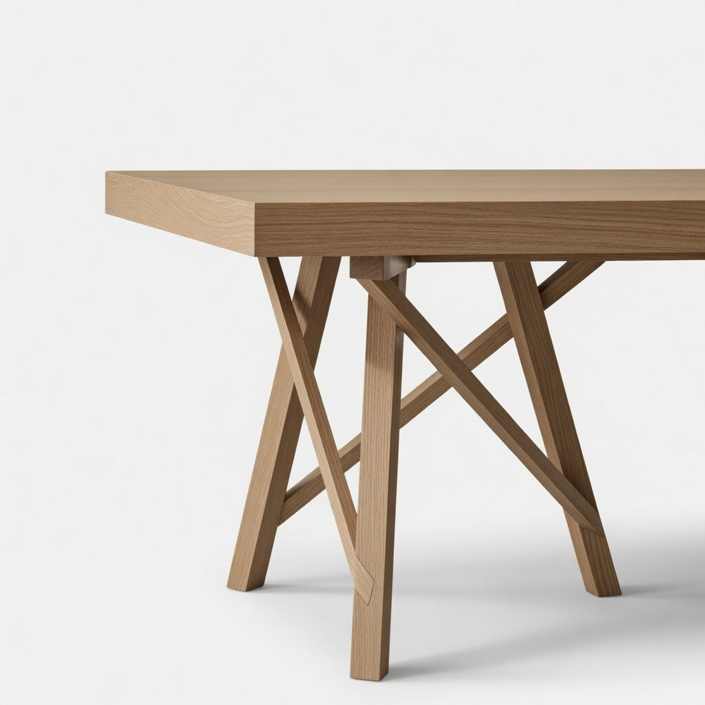 Дизайнерский стол EDGE wood large