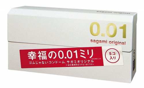 Презервативы Sagami Original 0.01 – супертонкие 0,01 мм, 5 шт.