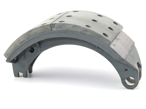 Колодка барабанного тормоза а/м КАМАЗ-ЕВРО 6440, 6520, 6522 ЛИТАЯ (накладка: короткая+короткая) (1шт.) ААЦ/ЗМД (г. Набережные Челны)