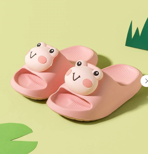 Шлепанцы "Лягушка", розовый