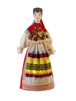 Кукла в девичьем костюме Тамбовской губернии