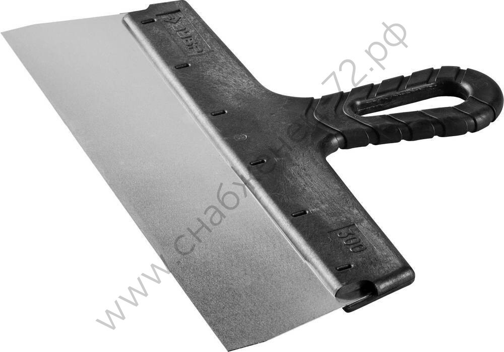 ЗУБР 300 мм, пластиковая ручка, нержавеющий, Фасадный шпатель, МАСТЕР (10077-30)