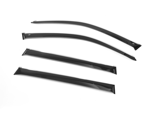 Дефлекторы боковых окон Cobra Tuning на BMW X3 (F25) 2010 хромированный молдинг арт.B21010CR