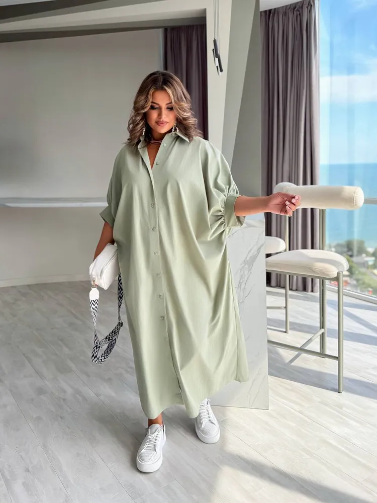 Платье-рубашка УК-0505-1 Фабрика Моды