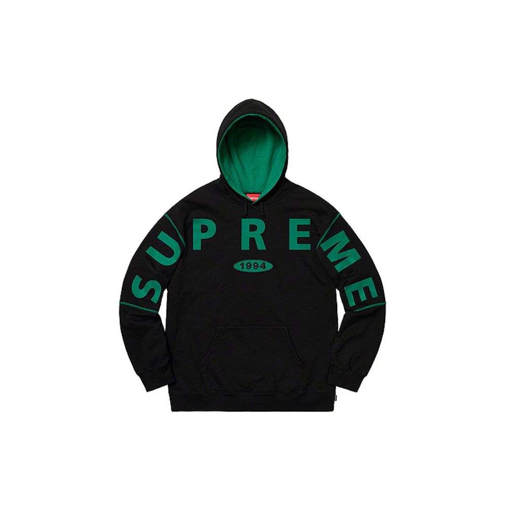 Supreme FW19 Week 1 Spread Logo Hooded Sweatshirt logo