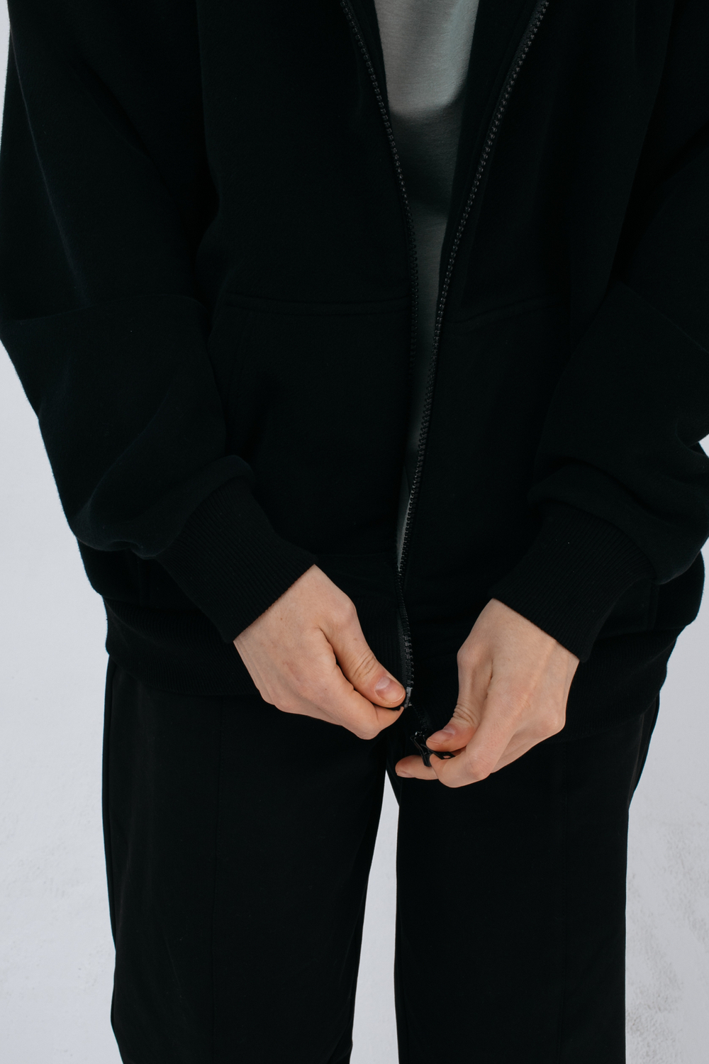 ТОЛСТОВКА НА МОЛНИИ ZIP