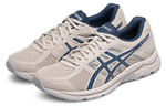 Asics Gel-Contend 4 mesh comfortable all-match fabric synthetic leather shock absorption low-top training running shoes men's beige blue