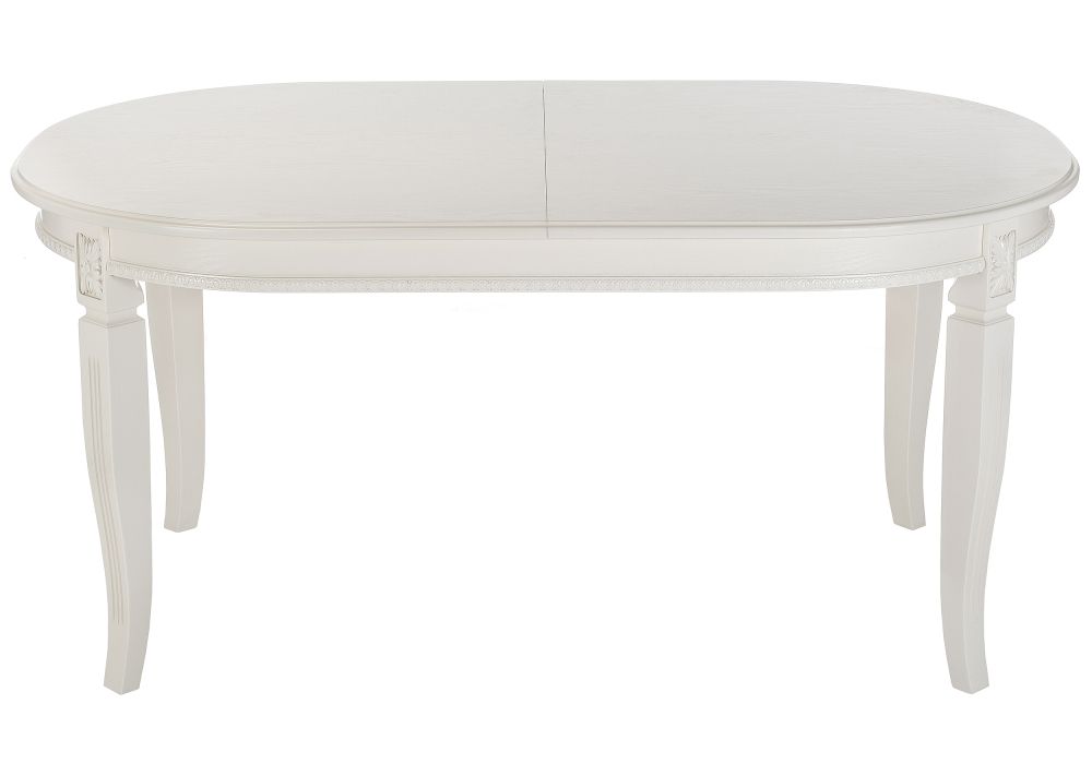 Стол Aviano 160(205)х100х76 молочный