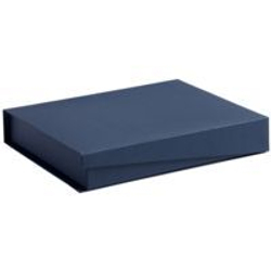 Коробка Duo под ежедневник и ручку, темно-синяя