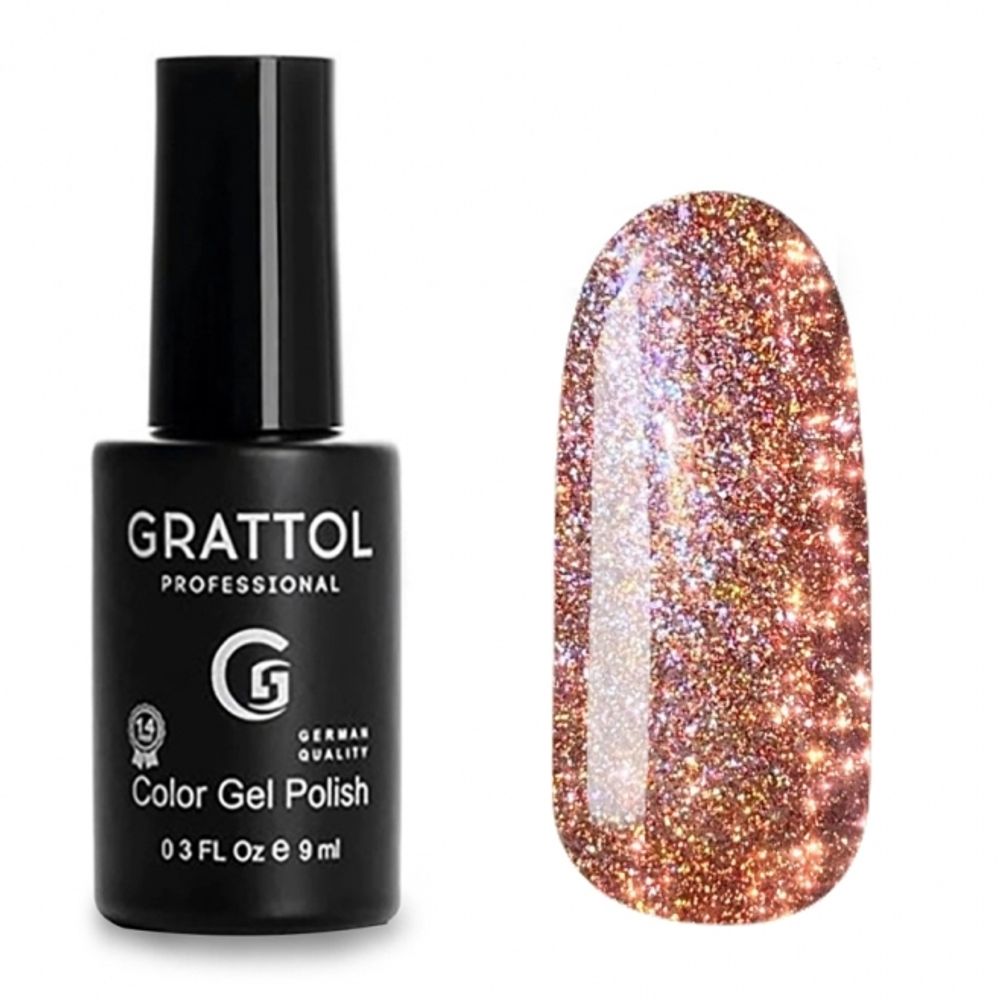 GRATTOL Гель-лак Bright Crystal №05, 9мл