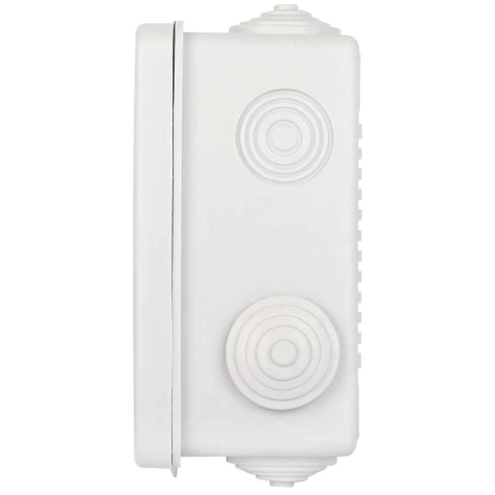 Распаячная коробка ЭРА KOR-100-100-50-8g открытой установки серая 100х100х50мм с гермовводами 8 вх. IP54