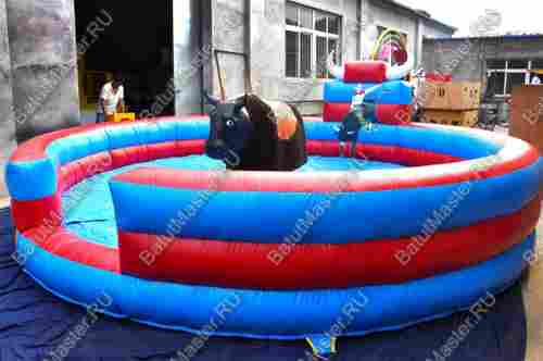 Надувной батут для аттракциона родео "Чемпион"  4*4*2.5 м