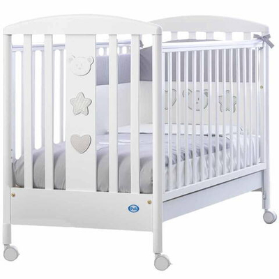 Детская кроватка Pali Merlino (Birillo) 125х65 см белый