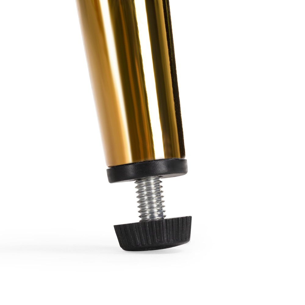 Стул на металлокаркасе Woodville Ball green, gold