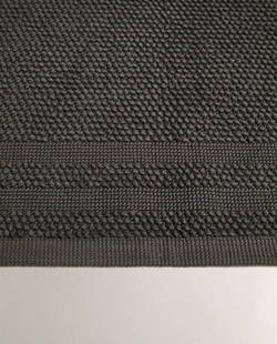 ZARA HOME КОВРИК ДЛЯ ВАННОЙ ИЗ ХЛОПКА С АНТИСКОЛЬЗЯЩЕЙ ПОВЕРХНОСТЬЮ, ТЕМНО-СЕРЫЙ