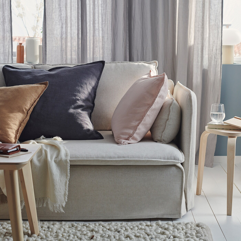 IKEA DYTÅG  (ИКЕА ДЙТÅГ)  -  Наволочка, темно-серый, 65x65 см
