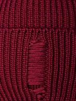 Шапка женская на осень рваная