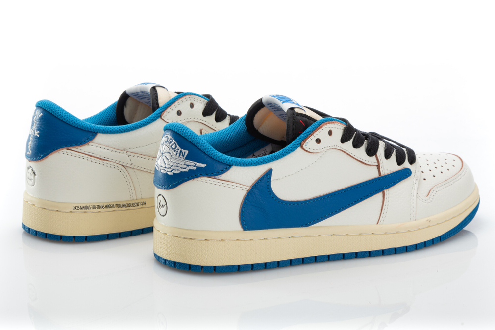 Air Jordan 1 Low x Travis Scott x Fragment «Sail Military Blue»