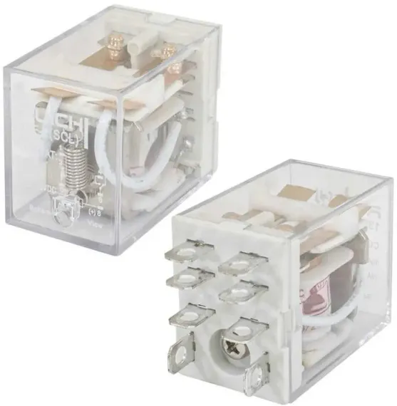 Реле электромагнитное HJQ-13F-2Z(=13F-2 (SCL)) 24VDC