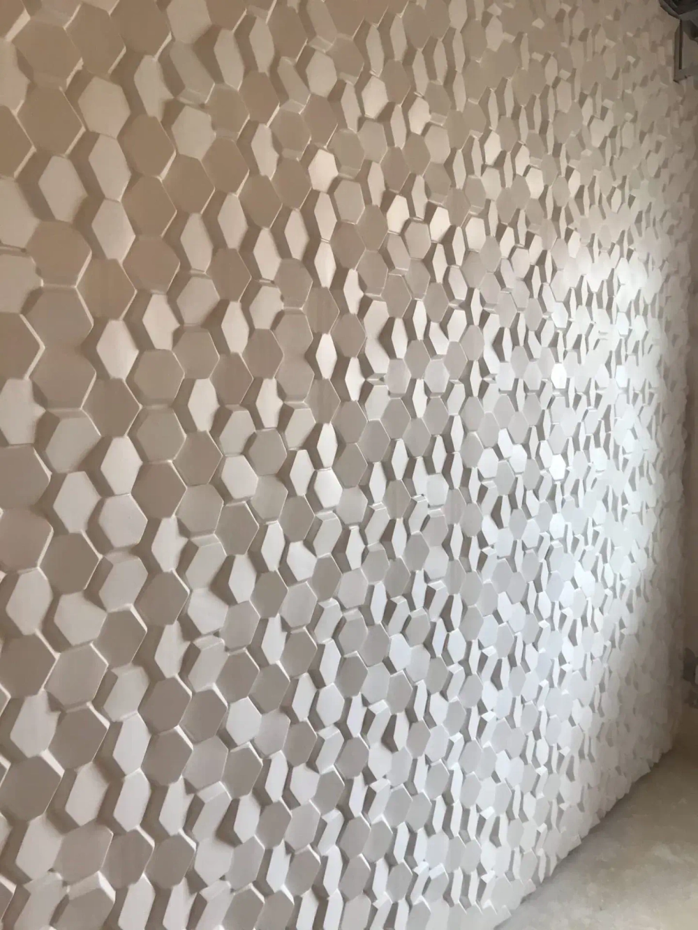 Гипсовая панель Соты (Рози)