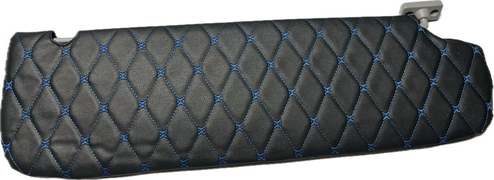 Чехлы на козырьки ГАЗель Некст и ГАЗон Некст (синяя нить Бабочка)