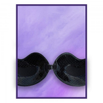 Пэстисы на грудь Оки-Чпоки, push up эффект. на силиконе, размер M, набор 2 шт, черный