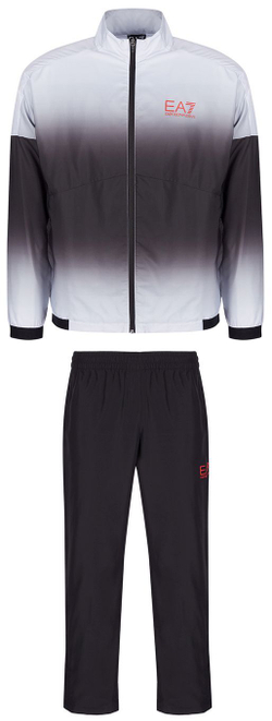 Для мужчин Костюм теннисный EA7 Man Woven Tracksuit - shade grey/black