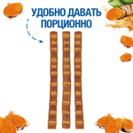 Лакомство Monge Gift Mobility support для собак всех пород "Мягкие палочки" со свежей форелью и босвеллией для поддержки подвижности суставов 45 г