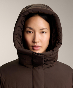 Oysho Водоотталкивающая утепленная куртка Primaloft®, коричневый