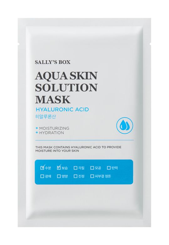 Тканевая маска Гиалуроновая кислота (увлажнение) Sally's box Aqua Skin Solution Mask - Hyaluronic Acid 22 мл
