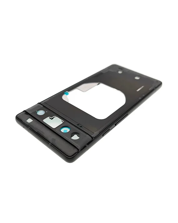 Средняя часть корпуса (рамка) для Google Pixel 6A черная (Black)