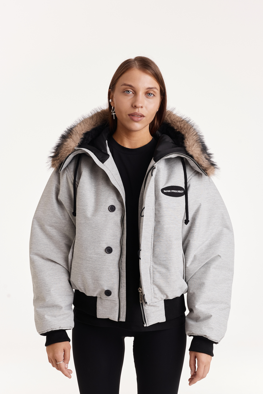 Bomber Alaska Grey Melange