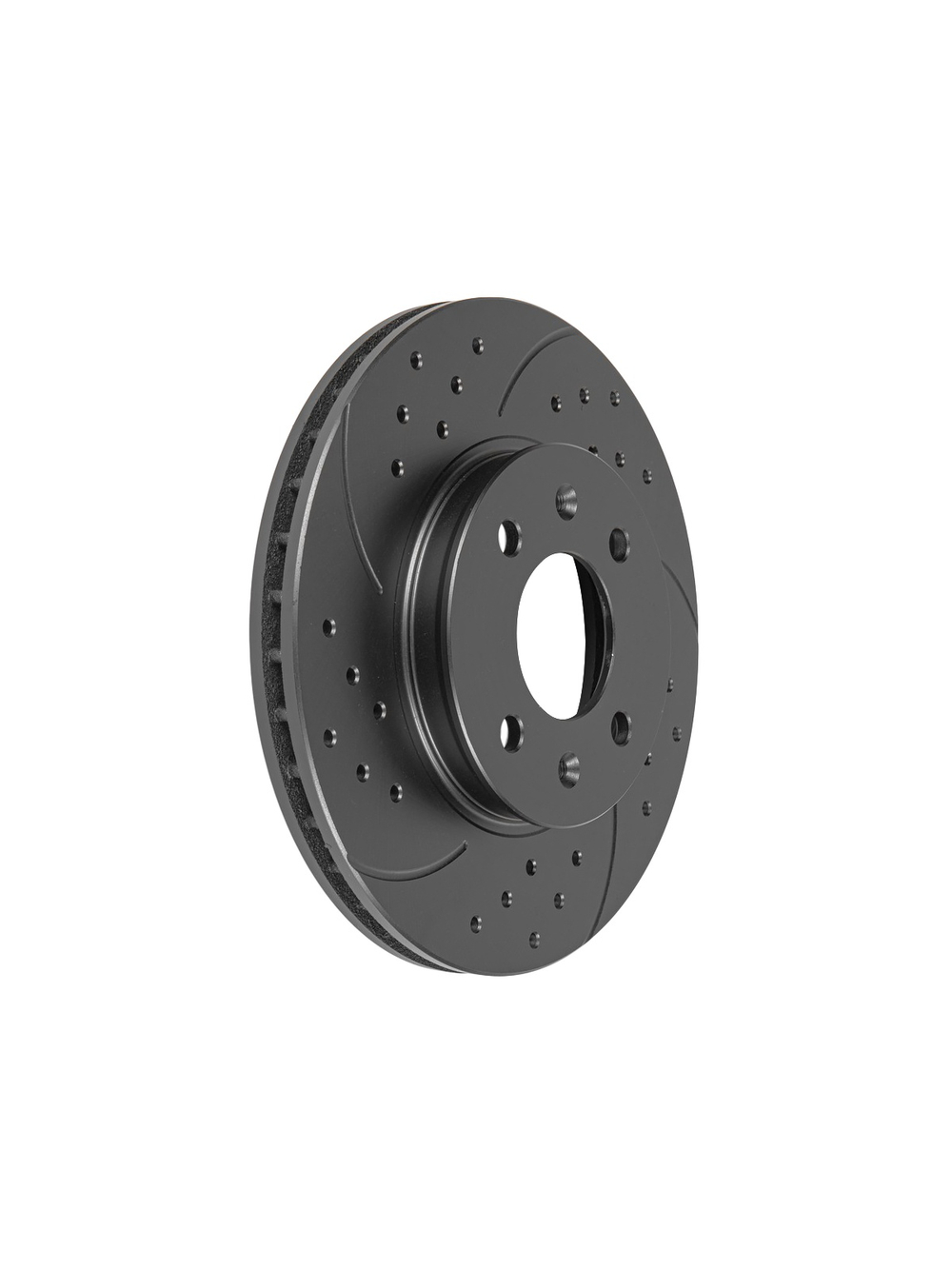 Диск тормозной передний перфорированный PRO-LINE с покрытием (комплект 2 шт) HYUNDAI I20/SOLARIS I/II/ACCENT KIA PIO III/IV 17> GANZ GIJ06236S