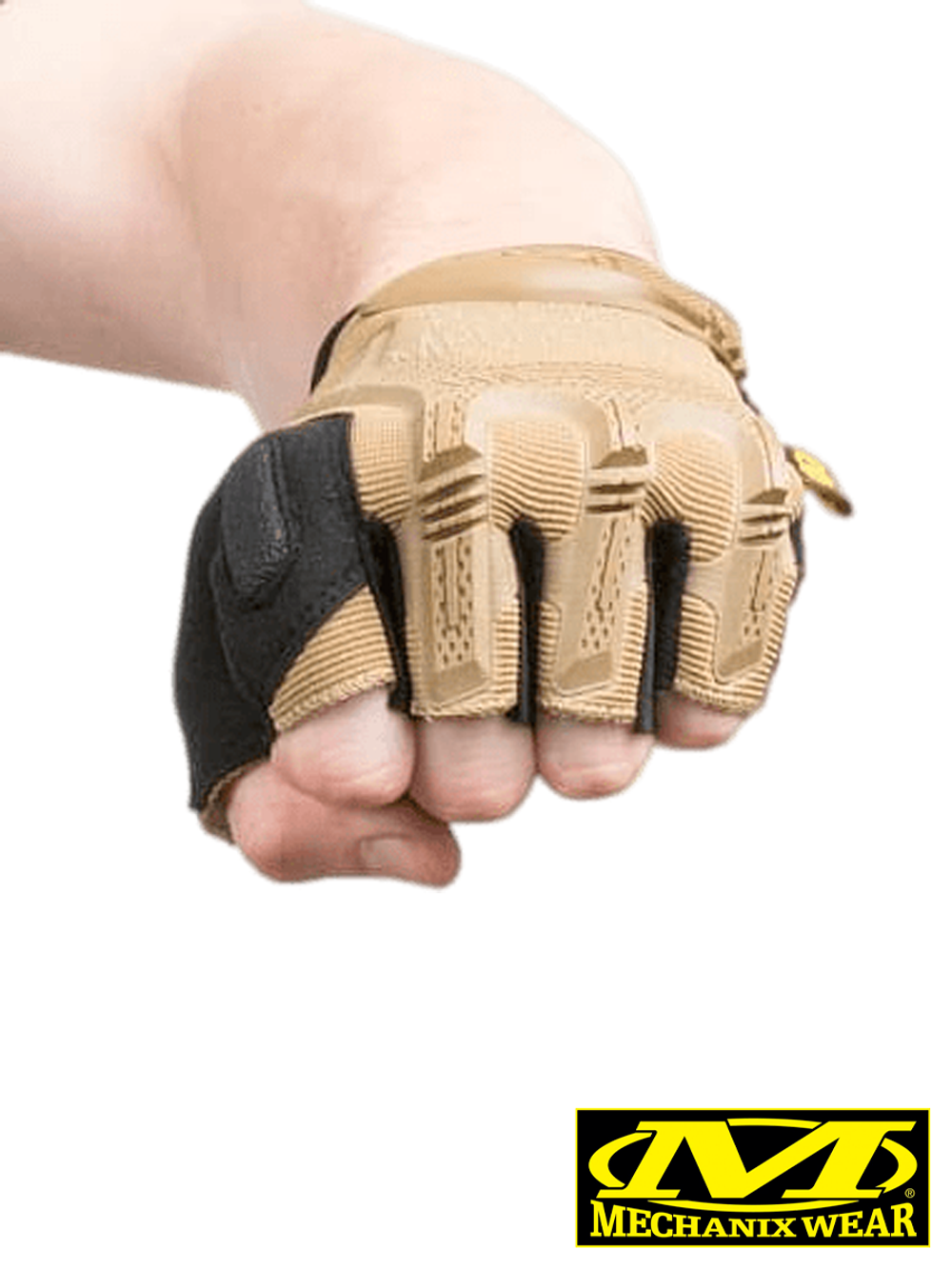 Перчатки беспалые Mechanix M-Pact Fingerless (реплика). Койот