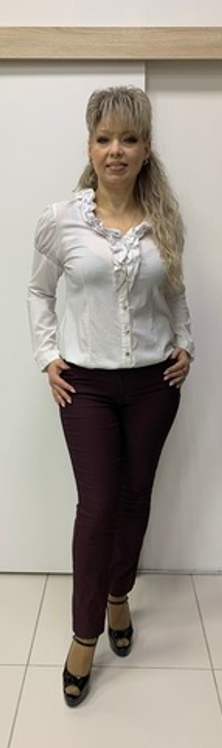 Стрейчевые брюки на флисе