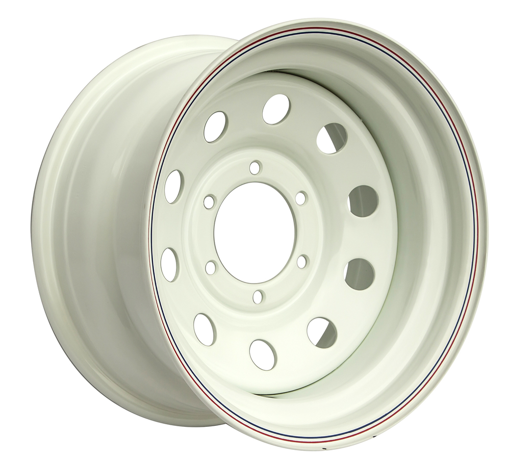 Диск усиленный Toyota Nissan стальной белый 6x139,7  8xR15 d110 ET-19