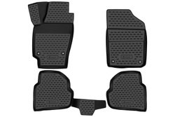 Коврики в салон для VW Polo (V, Vp) 2009-2020, 4 шт. седан (полиуретан) NLC.3D.51.30.210K