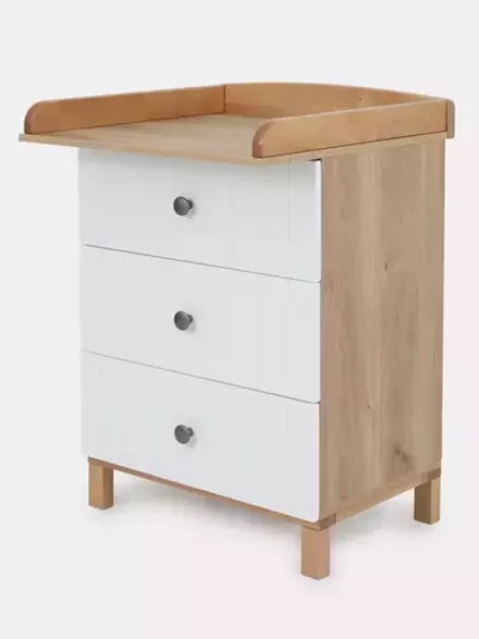 Комод RANT "BAMBOO" 64см 3 ящ. (арт.102) Cloud White