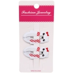 Зажимы для волос 2шт «Новогодняя сказка - Медвежата», 5*2см