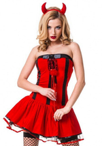 Ролевой костюм Принцесса ада (SM) (Цвет: красный)