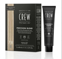 Краска для седых волос Аmerican Сrew Precision Blend Блондин 7/8, 3*40 мл