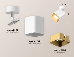 Ambrella Комплект накладного поворотного светильника MR16 Споты XM7812004