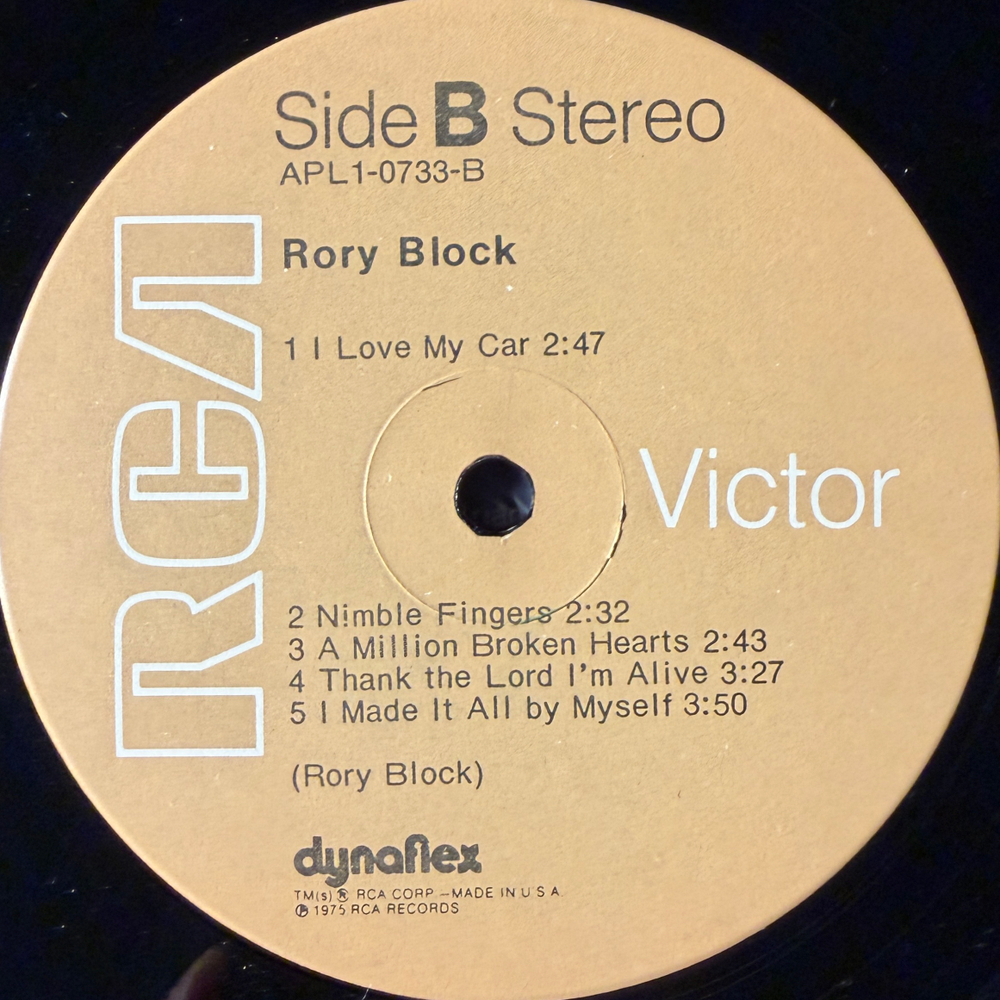 Rory Block ‎– Rory Block (США 1975г.) Т