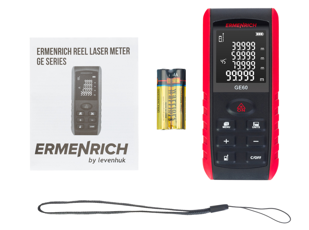 Лазерная рулетка Ermenrich Reel GE60